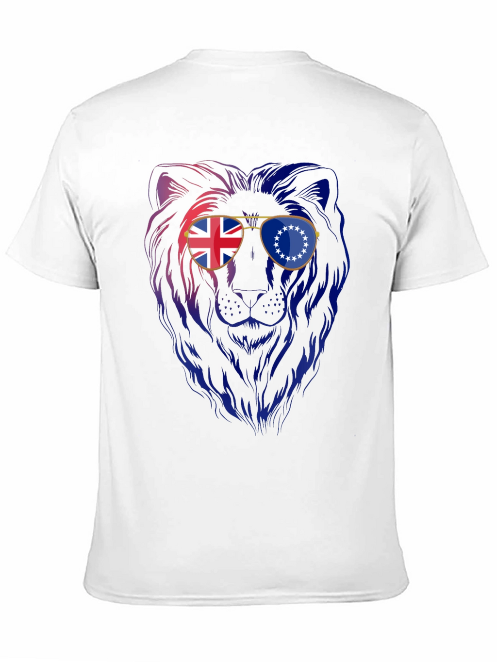 Lion Sunglasses Graphic Tee