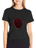 DNA Heart Dart Black T-Shirt