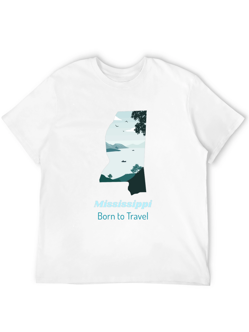 Mississippi Born to Travel Graphic Tee
