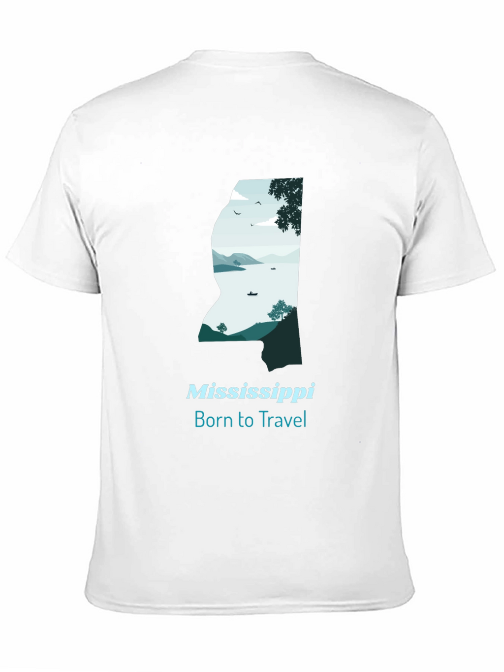 Mississippi Born to Travel Graphic Tee