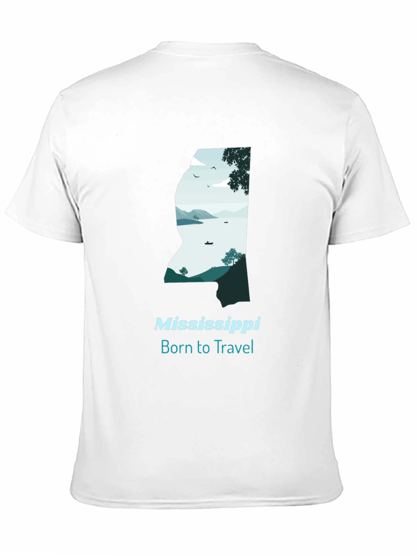Mississippi Born to Travel Graphic Tee