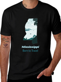 Mississippi Born to Travel Graphic Tee