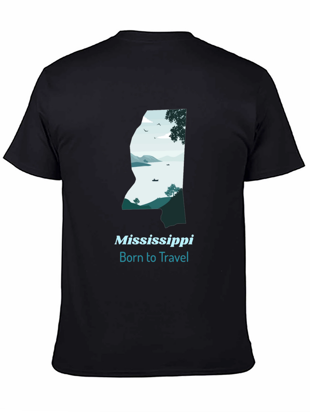 Mississippi Born to Travel Graphic Tee