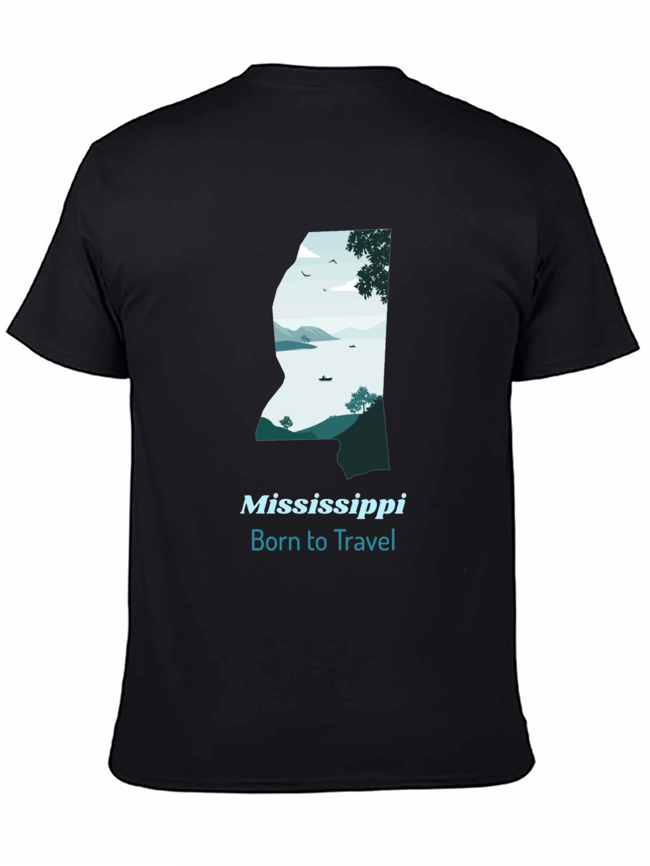 Mississippi Born to Travel Graphic Tee