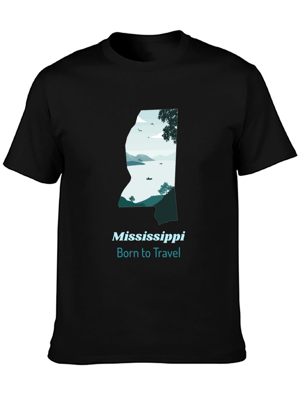 Mississippi Born to Travel Graphic Tee