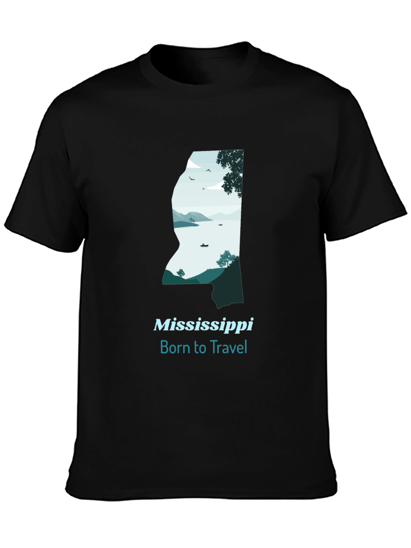 Mississippi Born to Travel Graphic Tee
