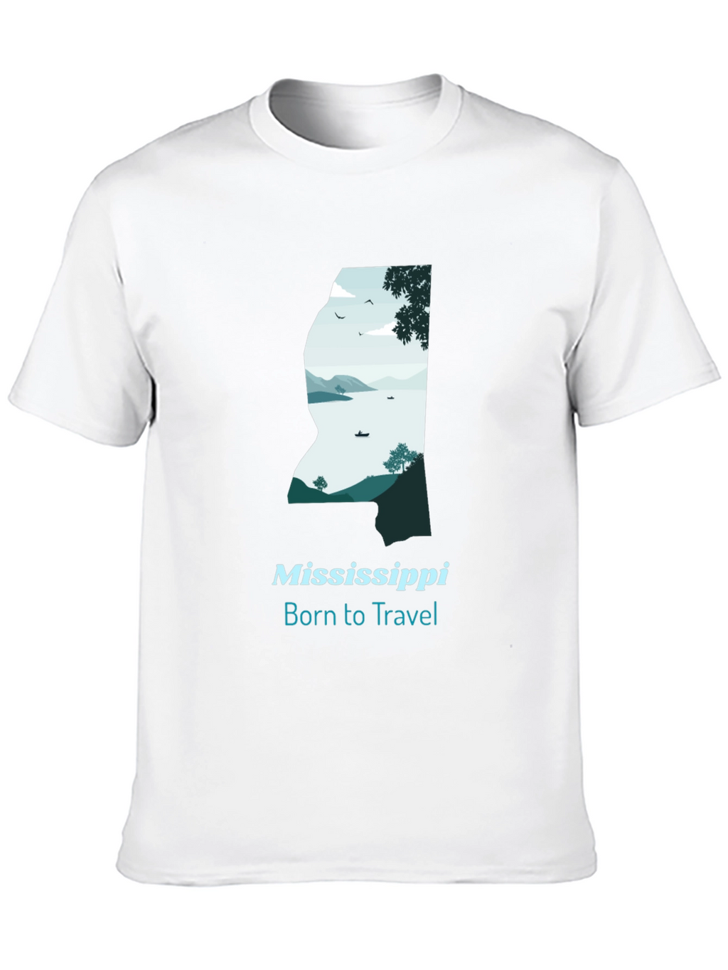 Mississippi Born to Travel Graphic Tee