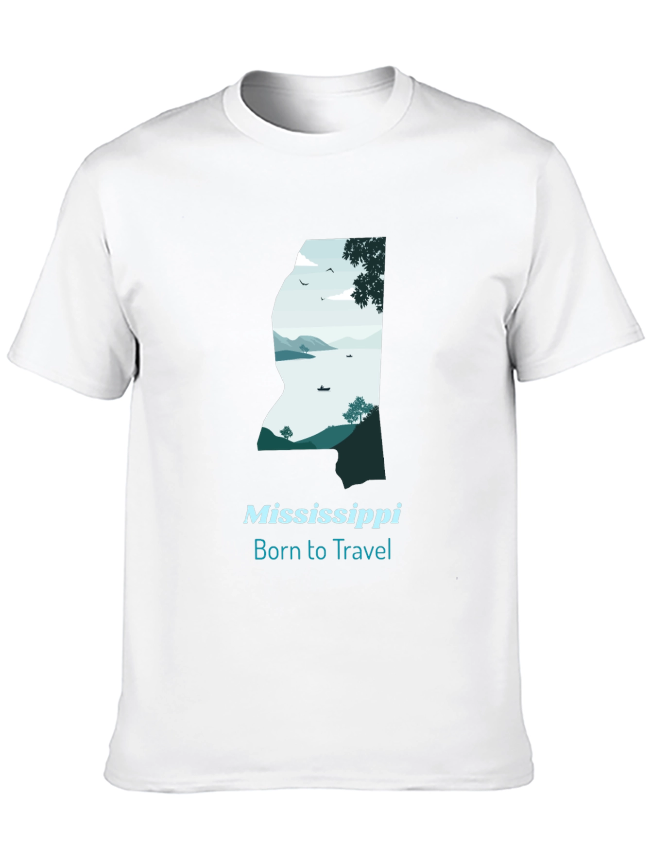 Mississippi Born to Travel Graphic Tee