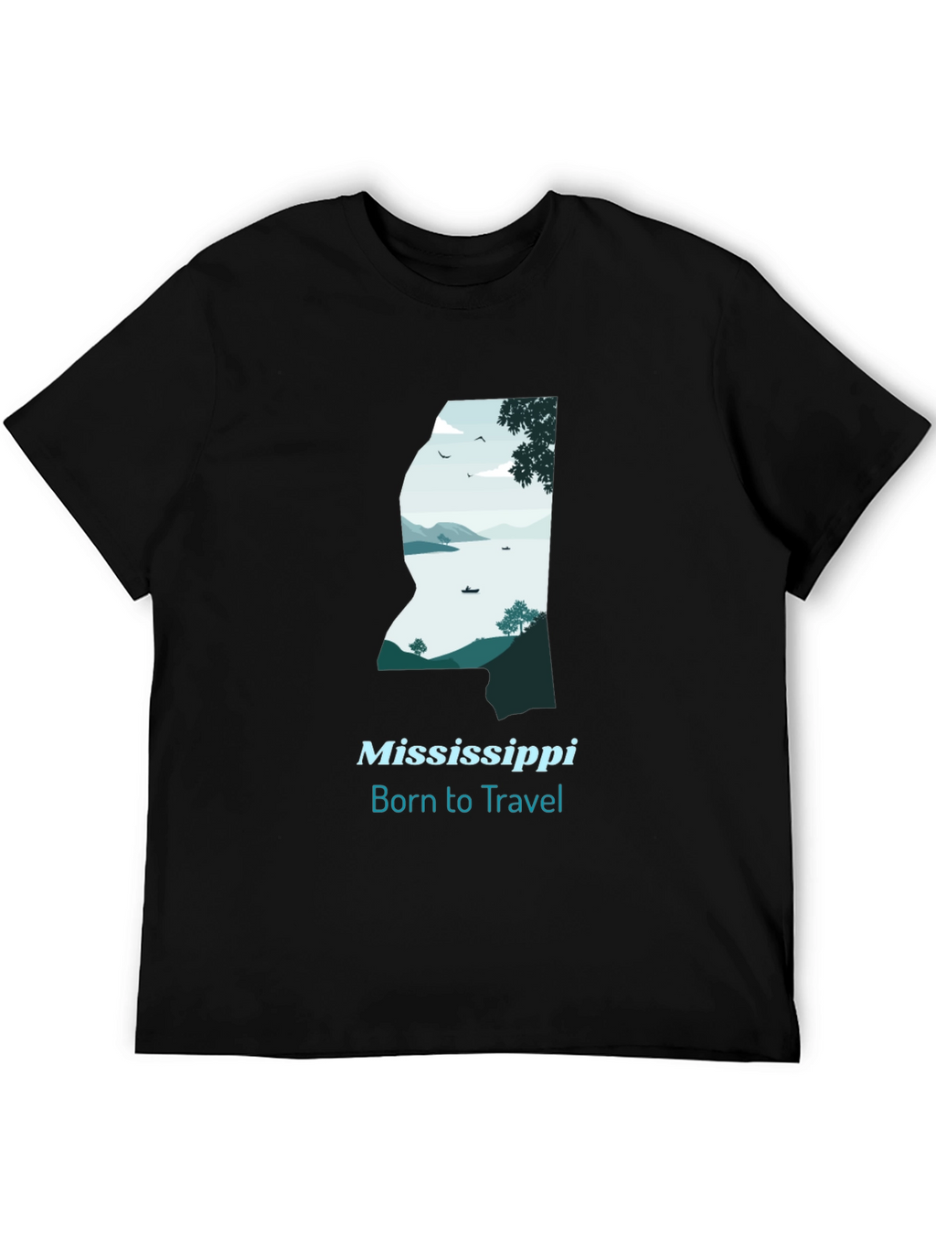 Mississippi Born to Travel Graphic Tee