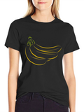 Banana Bunch Graphic Tee - Black