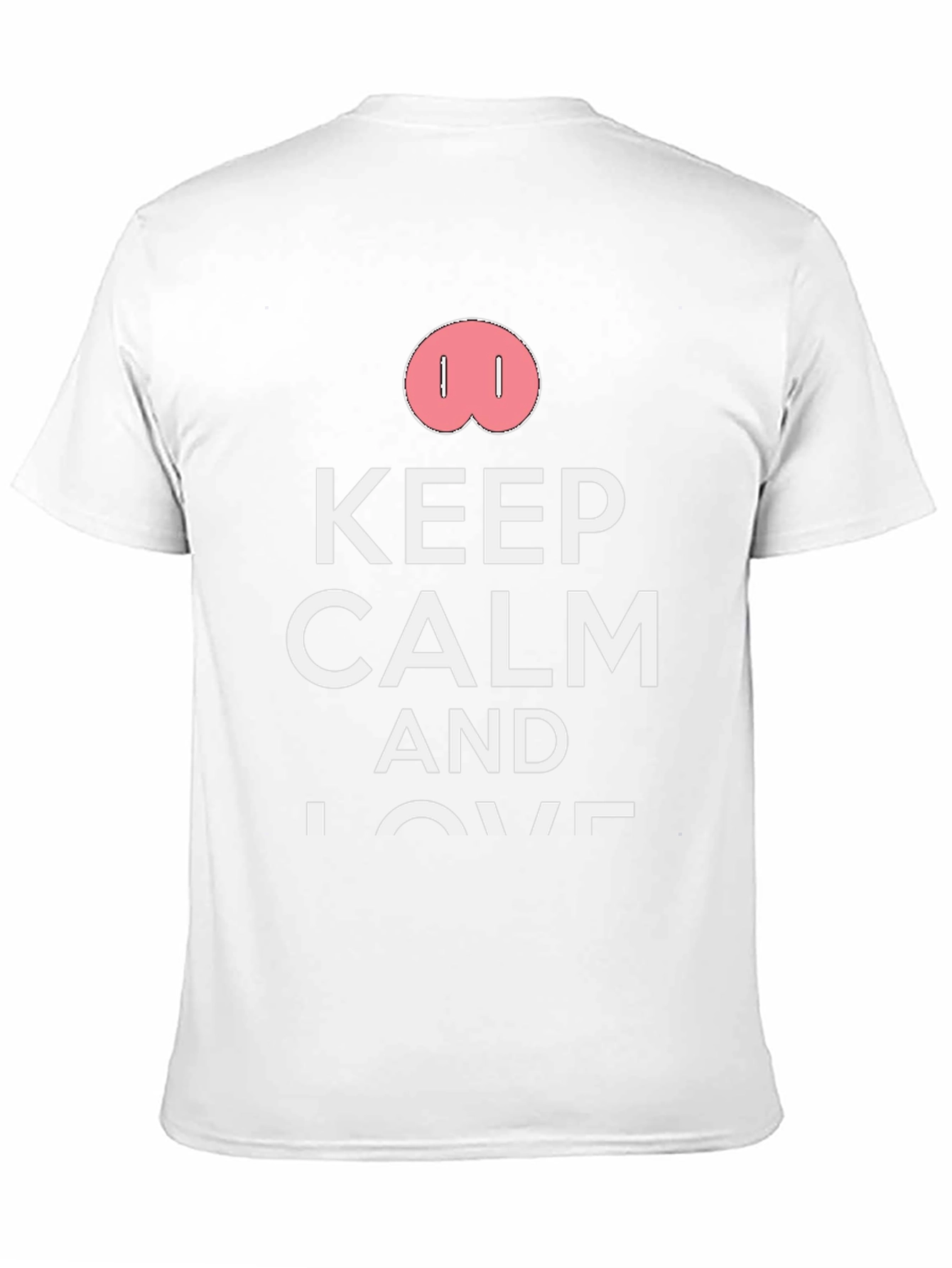 Keep Calm Pig Snout Black T-Shirt