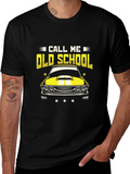Call Me Old School Car Graphic T-Shirt