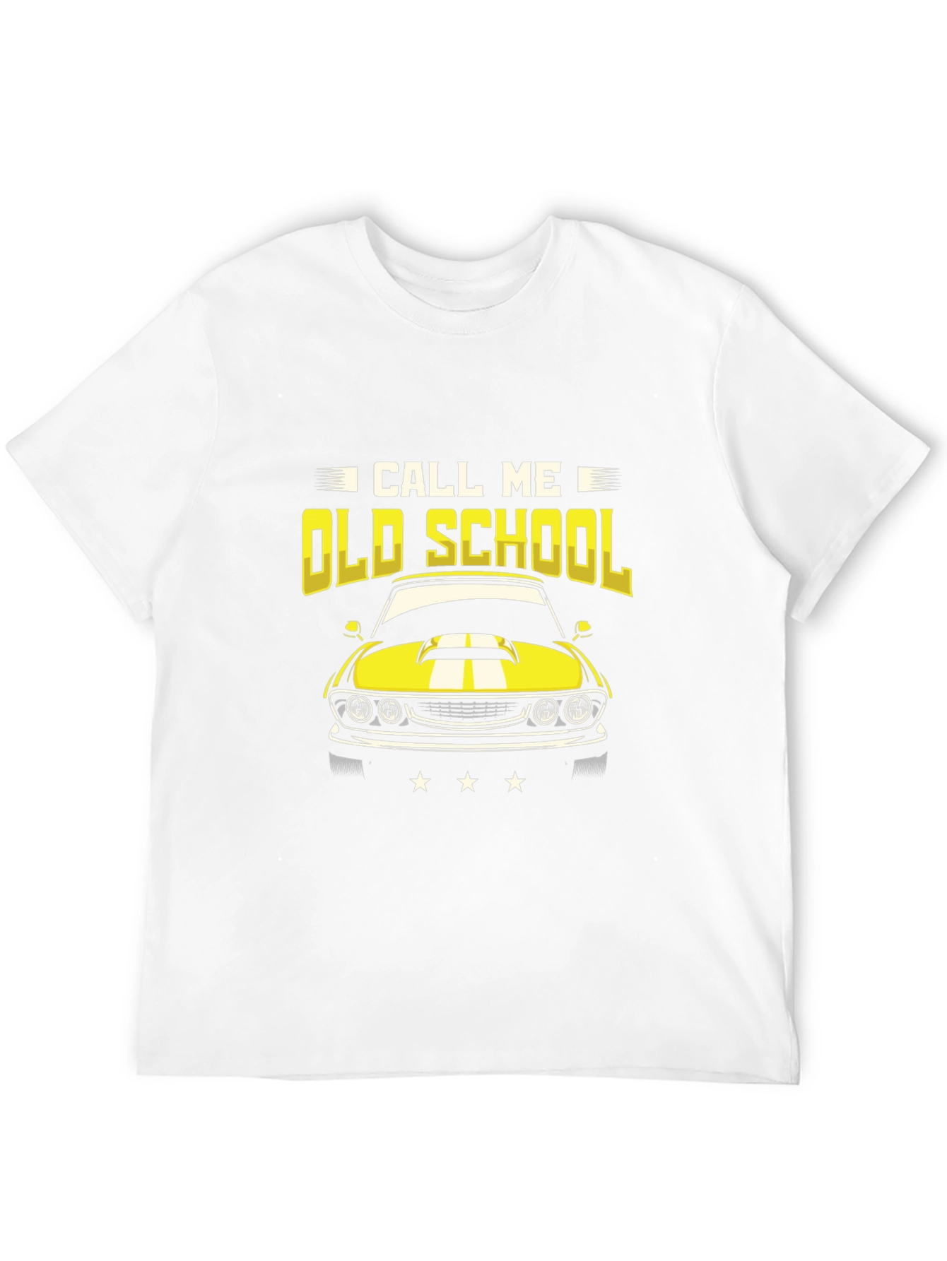 Call Me Old School Car Graphic T-Shirt