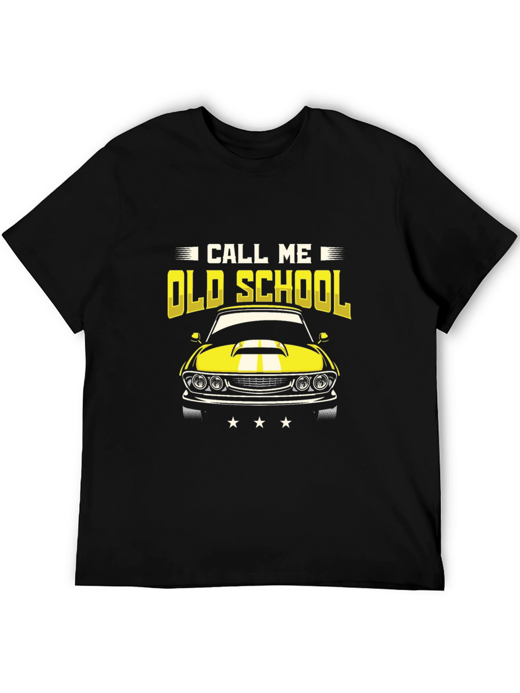 Call Me Old School Car Graphic T-Shirt