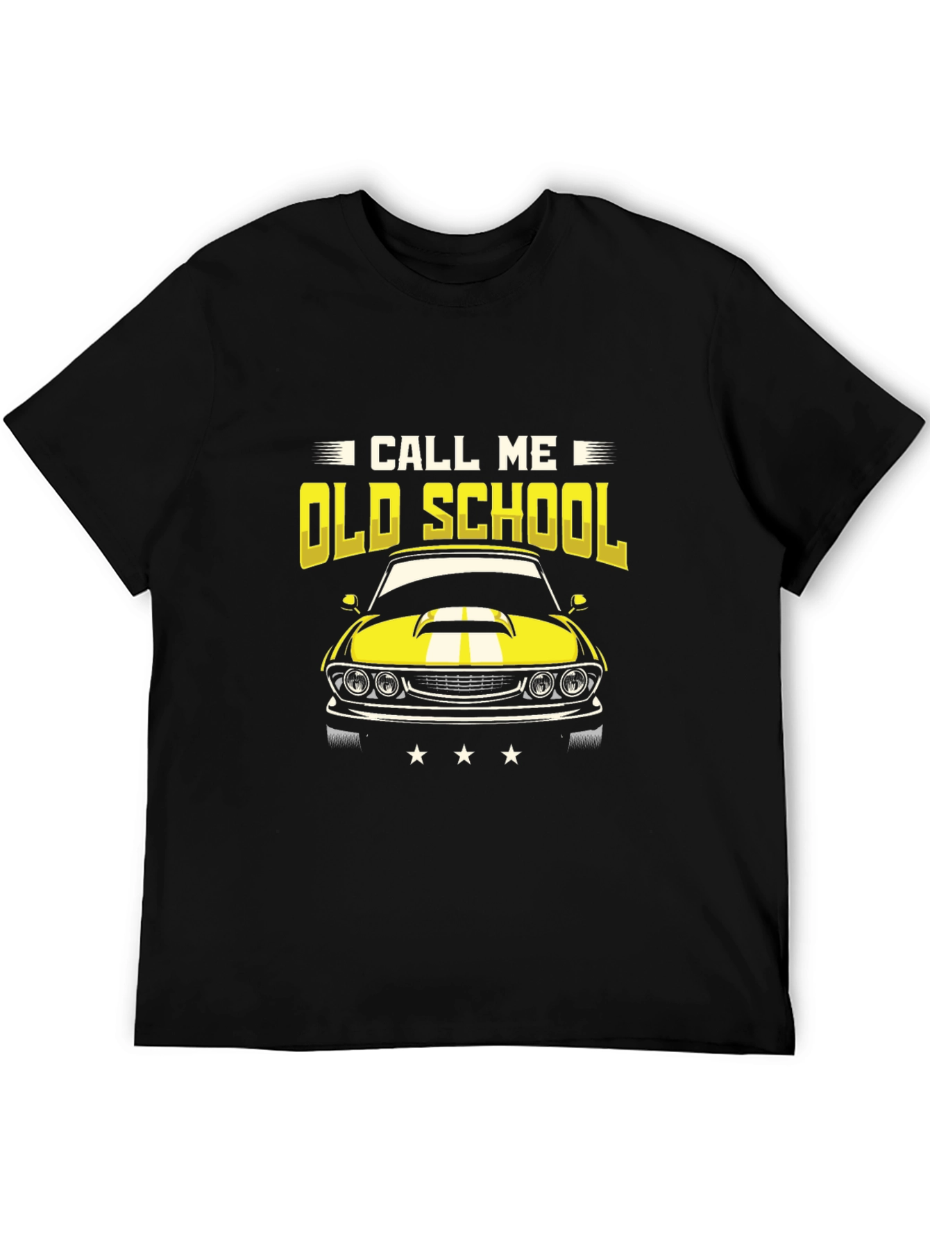 Call Me Old School Car Graphic T-Shirt