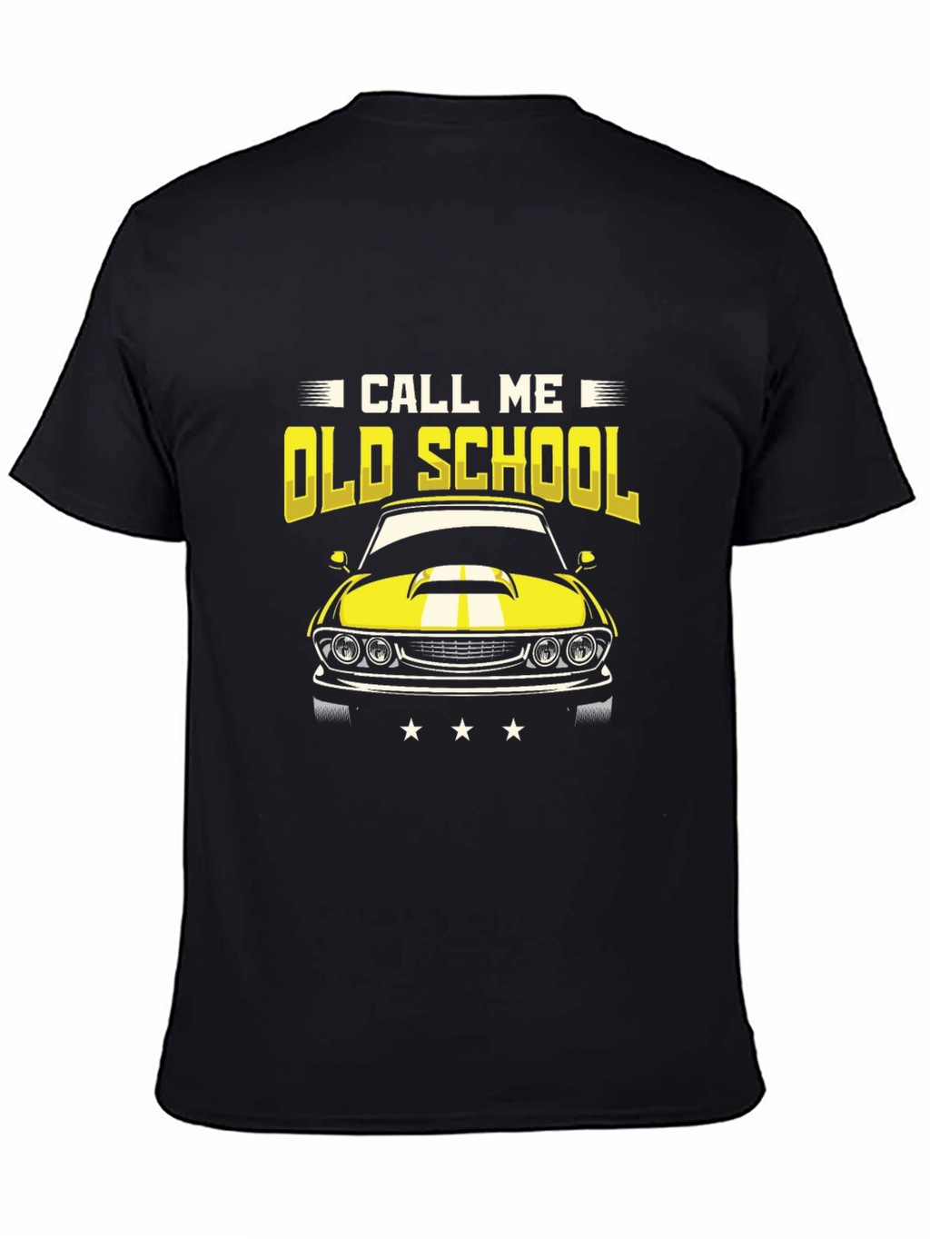Call Me Old School Car Graphic T-Shirt