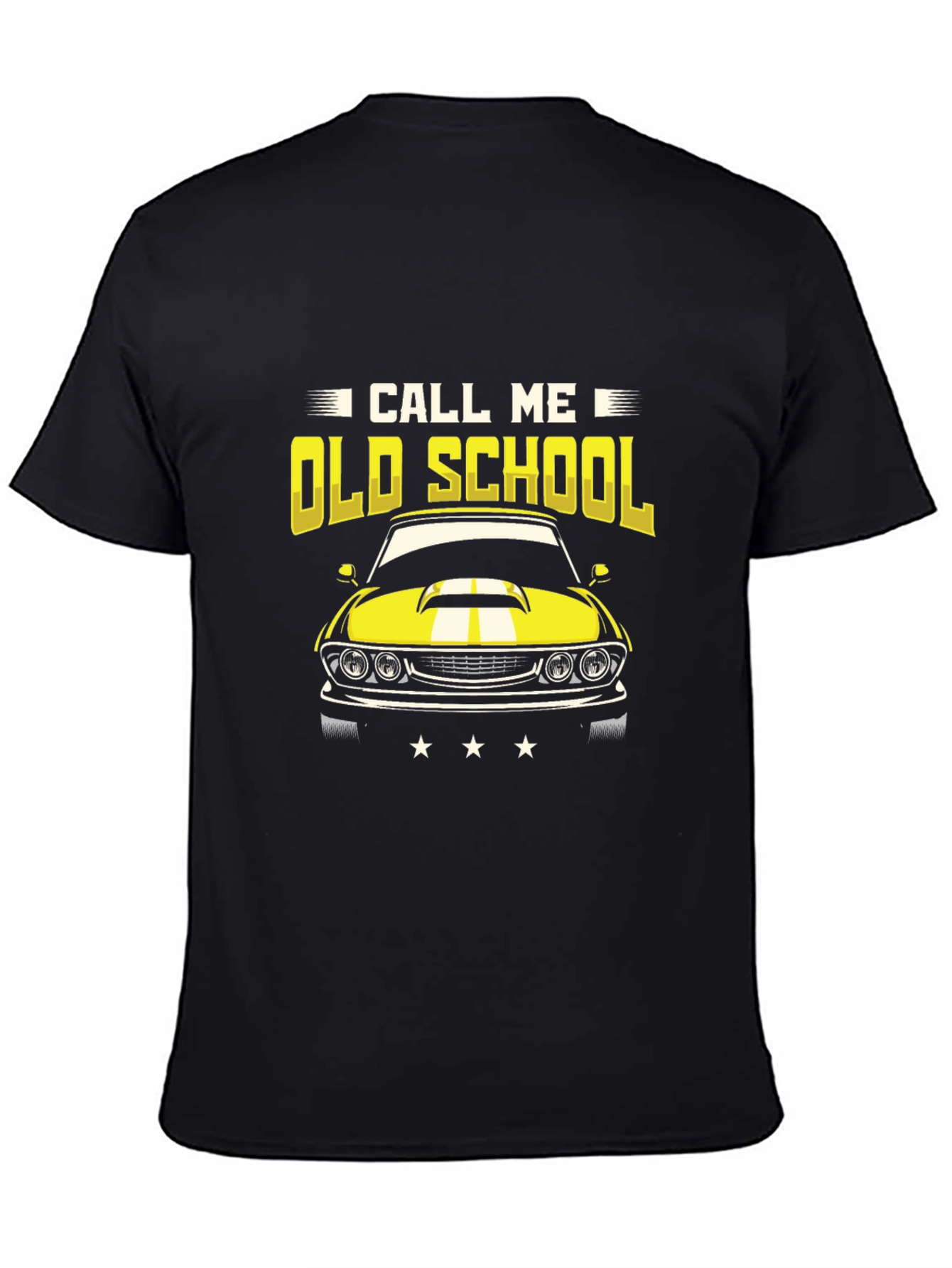 Call Me Old School Car Graphic T-Shirt