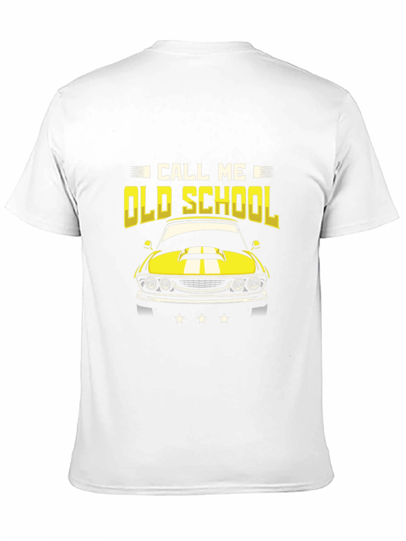 Call Me Old School Car Graphic T-Shirt
