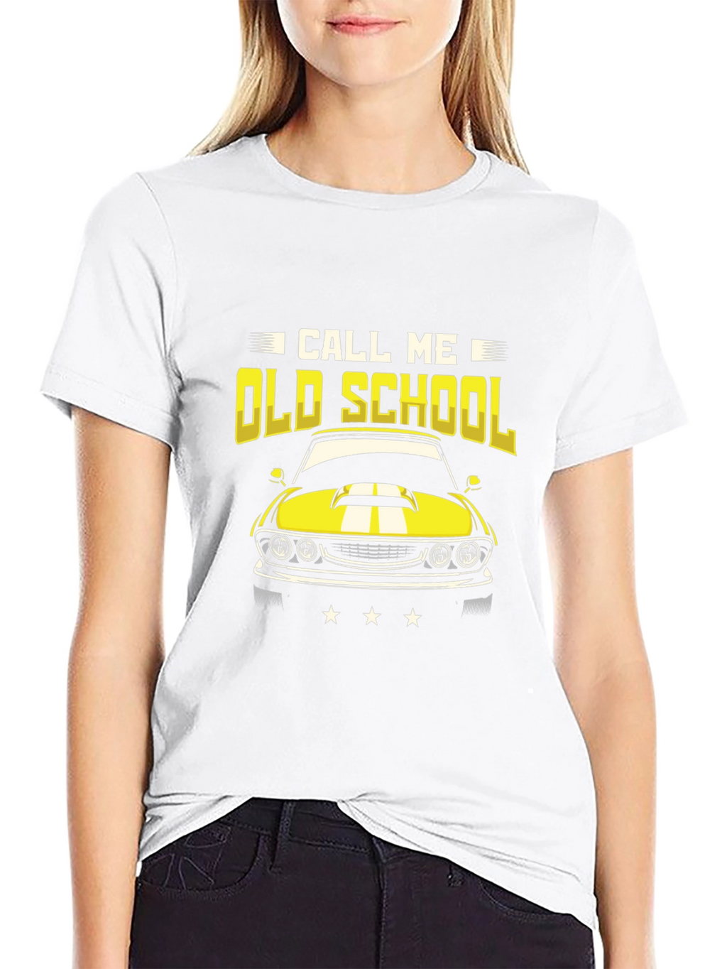Call Me Old School Car Graphic T-Shirt