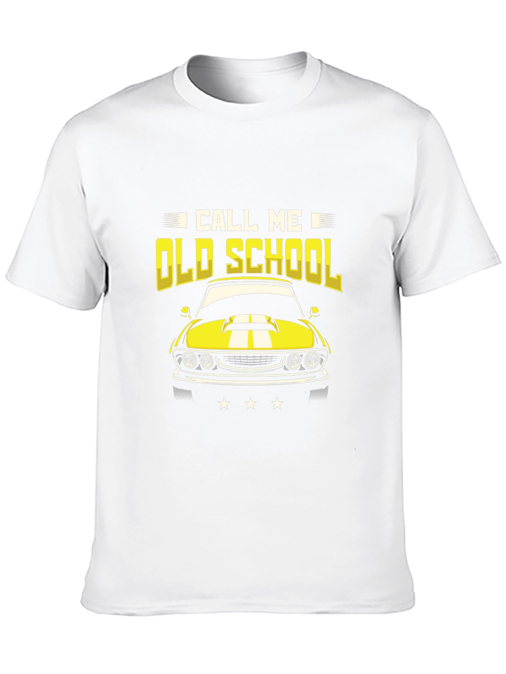 Call Me Old School Car Graphic T-Shirt