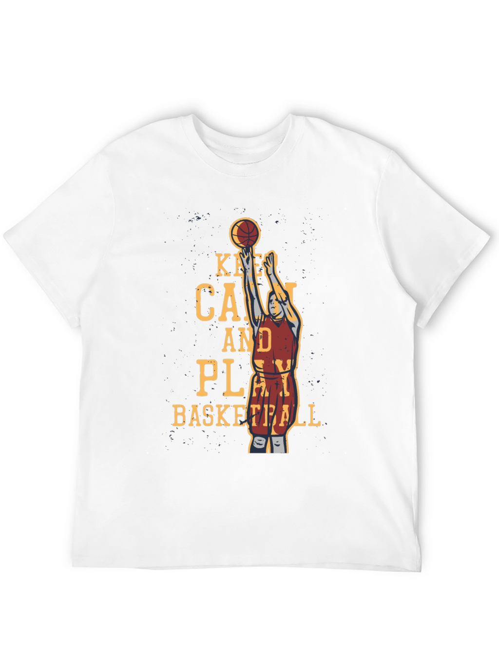 Basketball Graphic T-Shirt - Keep Calm and Play