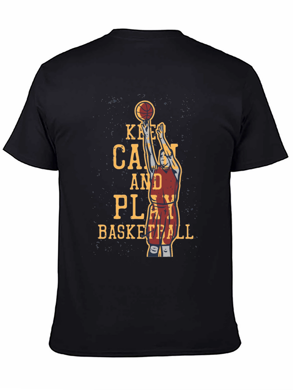 Basketball Graphic T-Shirt - Keep Calm and Play