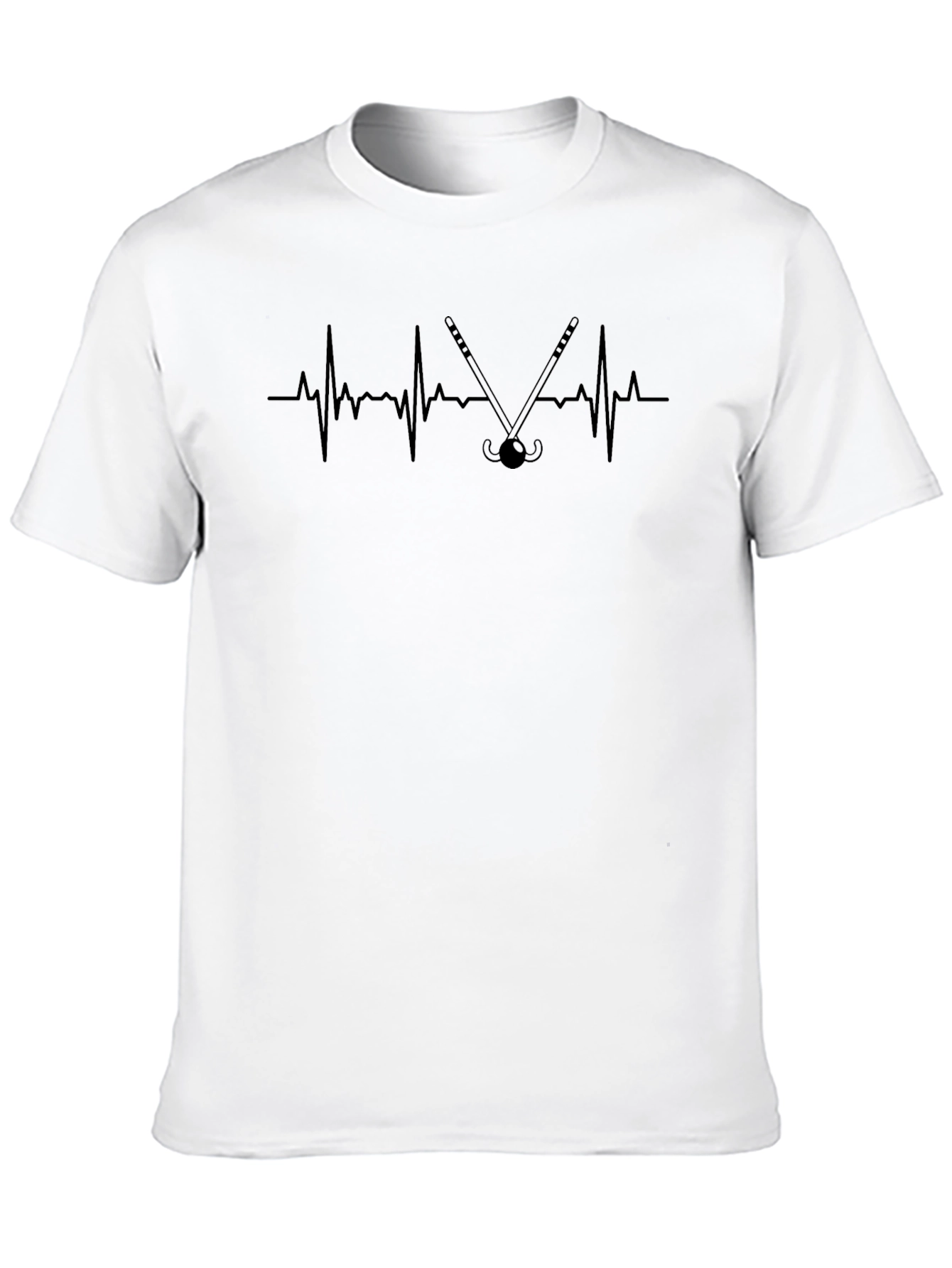 Heartbeat Hockey T-Shirt - Stylish Graphic Tee