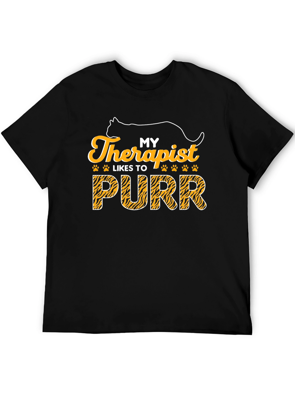 My Therapist Likes to Purr Cat T-Shirt
