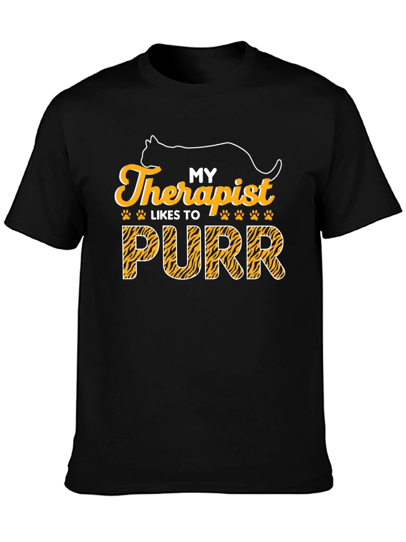 My Therapist Likes to Purr Cat T-Shirt