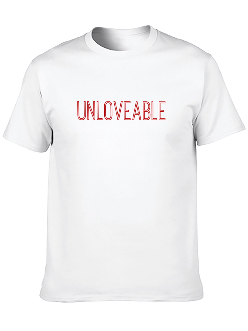 Unloveable Graphic Tee - Edgy Statement Shirt