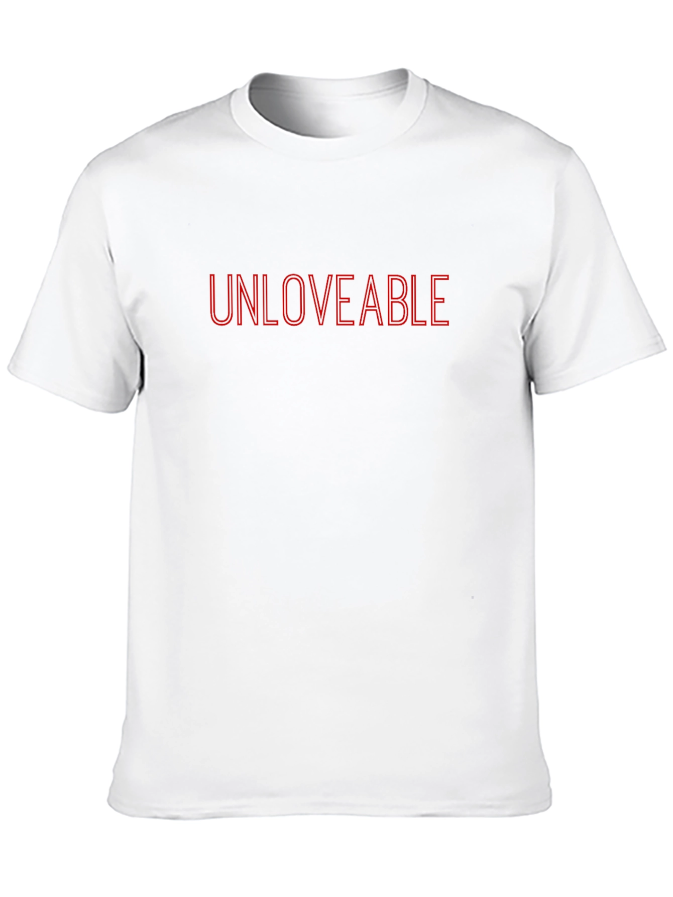 Unloveable Graphic Tee - Edgy Statement Shirt
