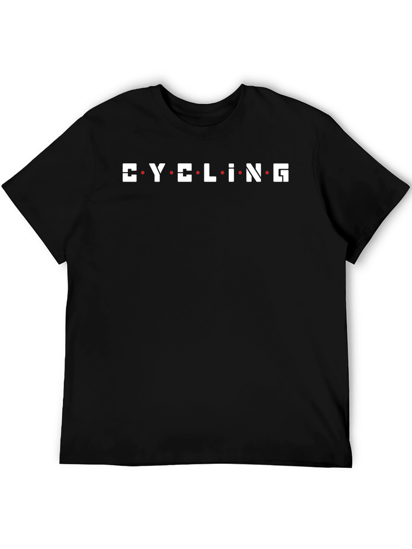 Cycling Graphic Black T-Shirt