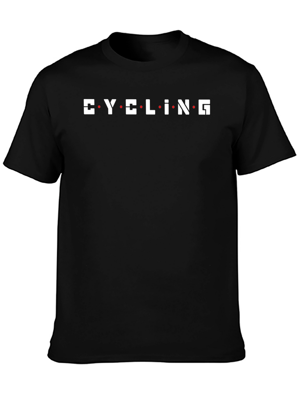 Cycling Graphic Black T-Shirt