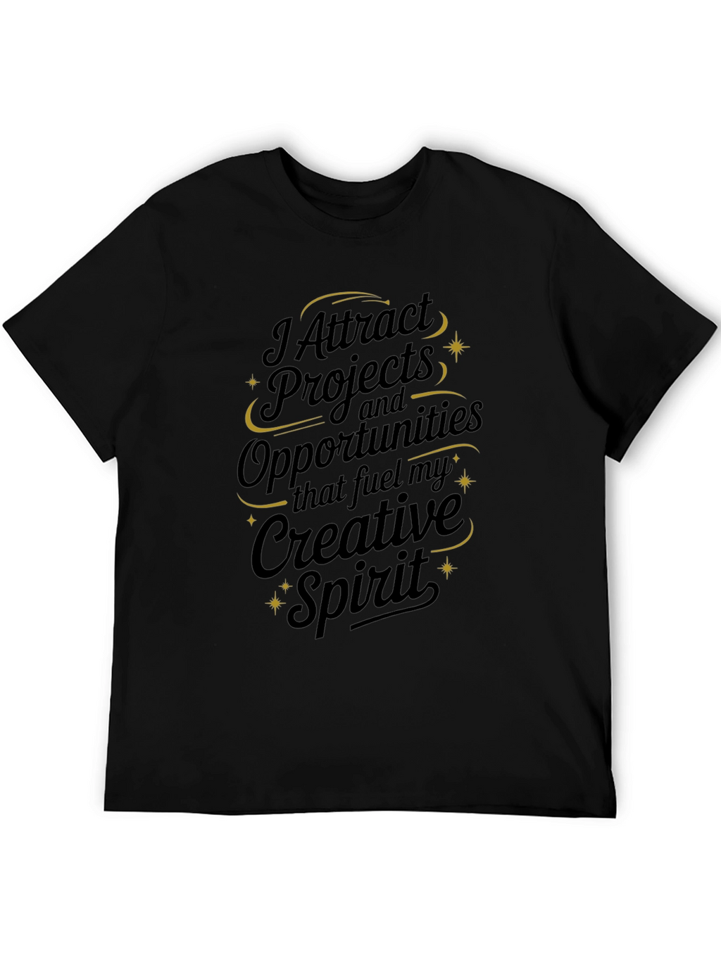 Creative Spirit Graphic Tee - Black