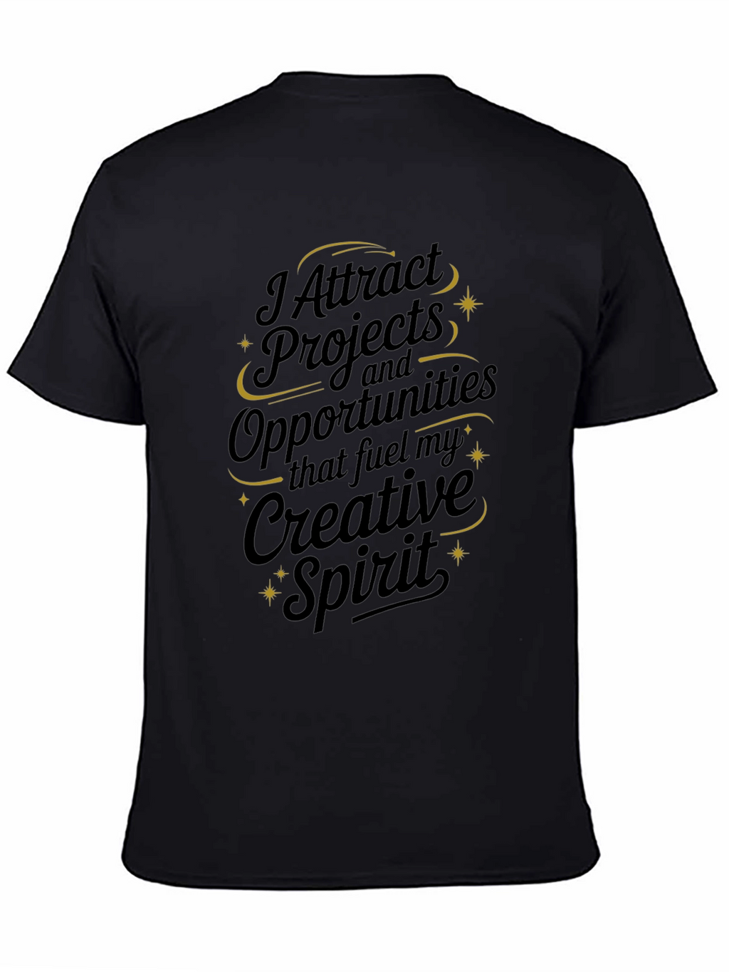 Creative Spirit Graphic Tee - Black
