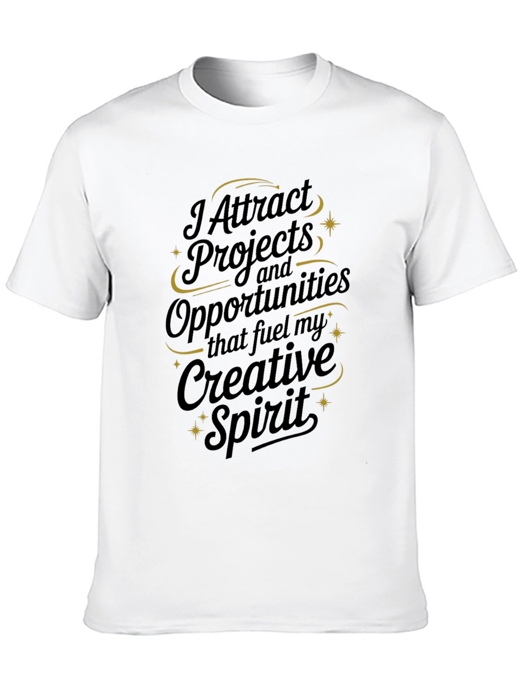 Creative Spirit Graphic Tee - Black