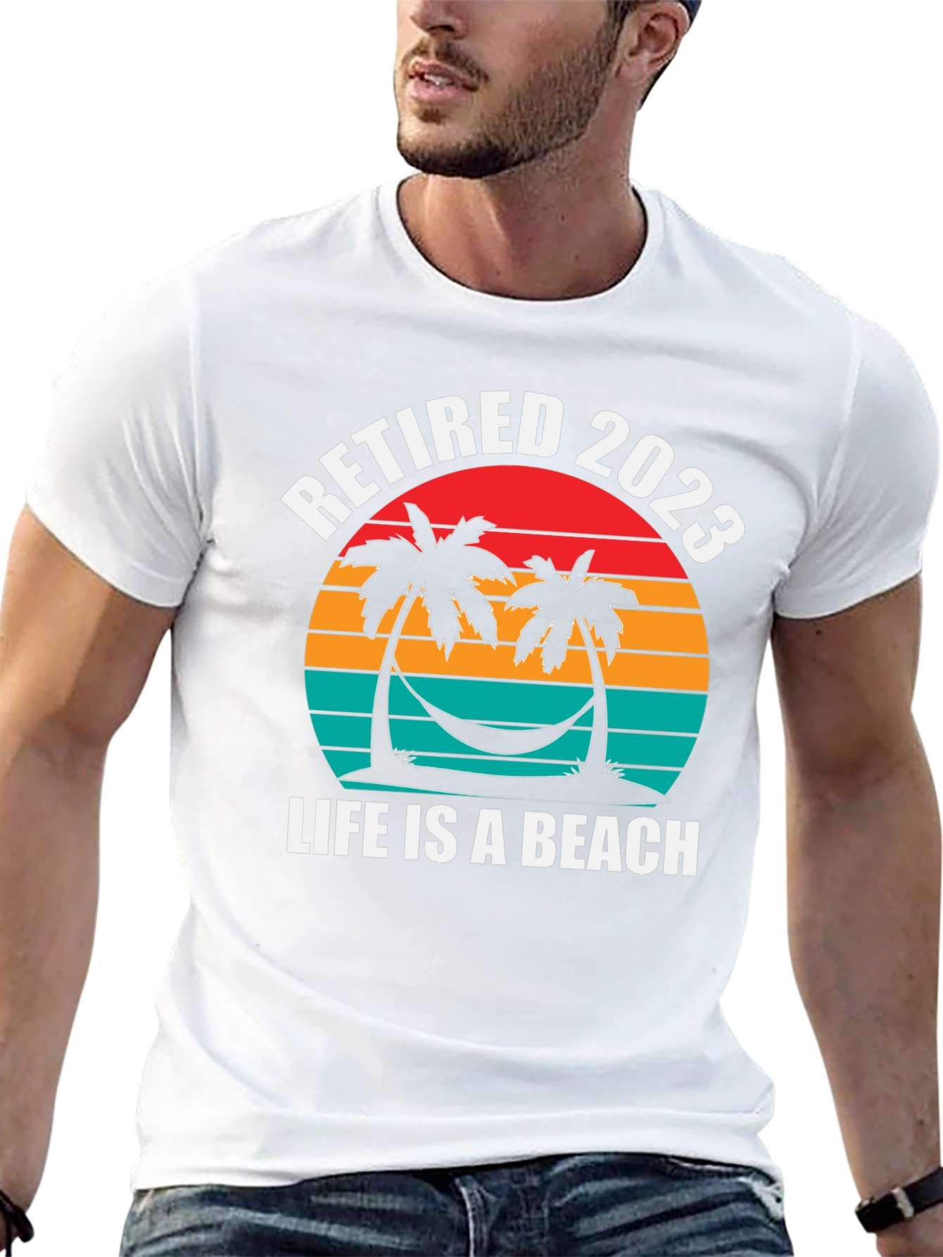 Retired 2023 T-Shirt - Life is a Beach