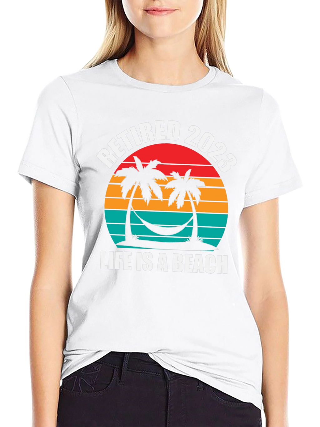 Retired 2023 T-Shirt - Life is a Beach