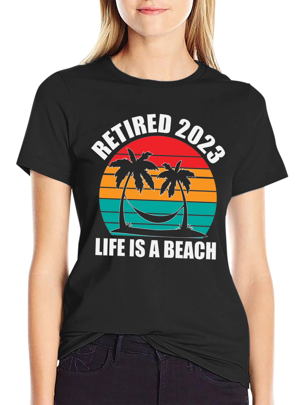 Retired 2023 T-Shirt - Life is a Beach