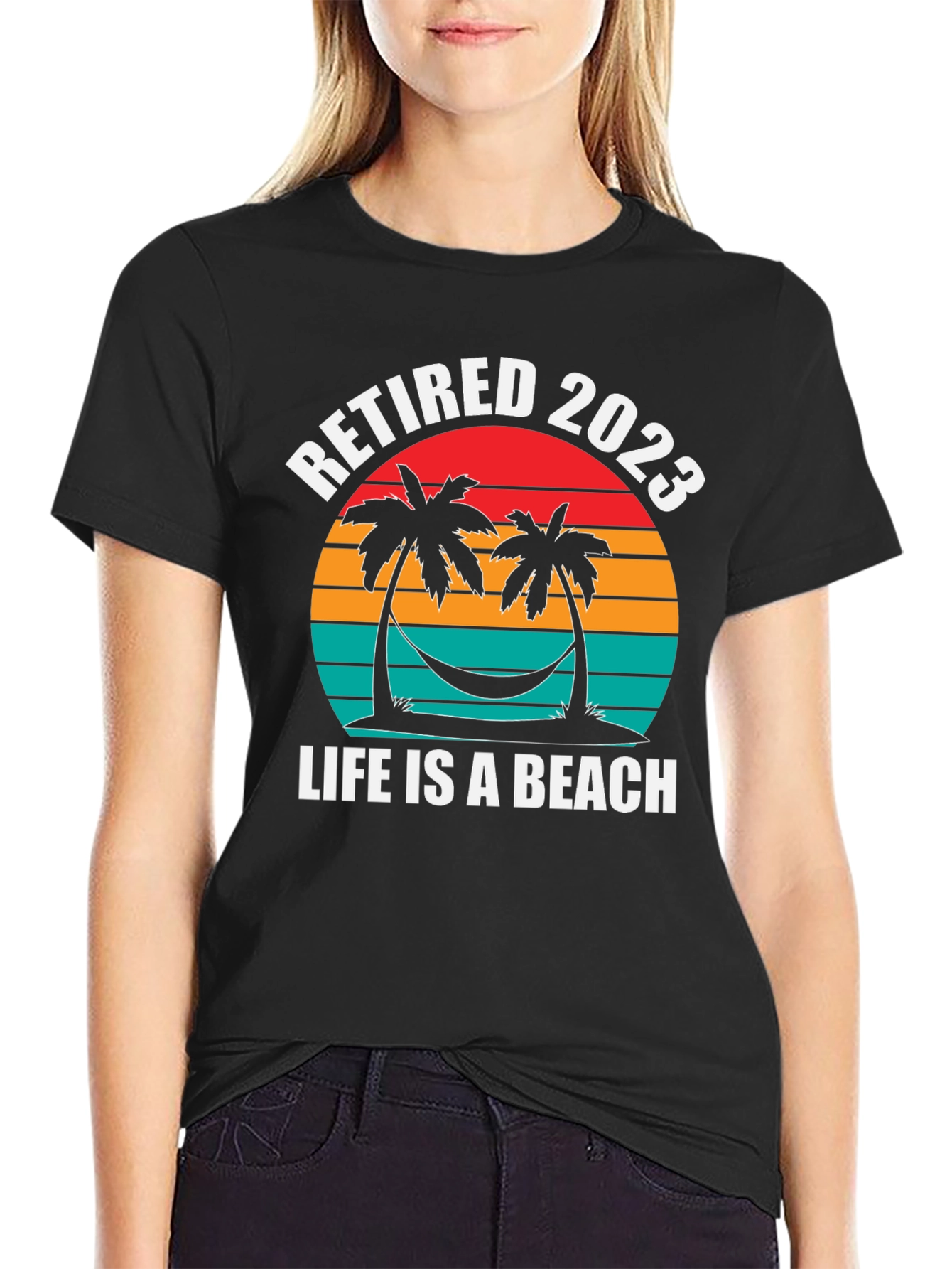 Retired 2023 T-Shirt - Life is a Beach