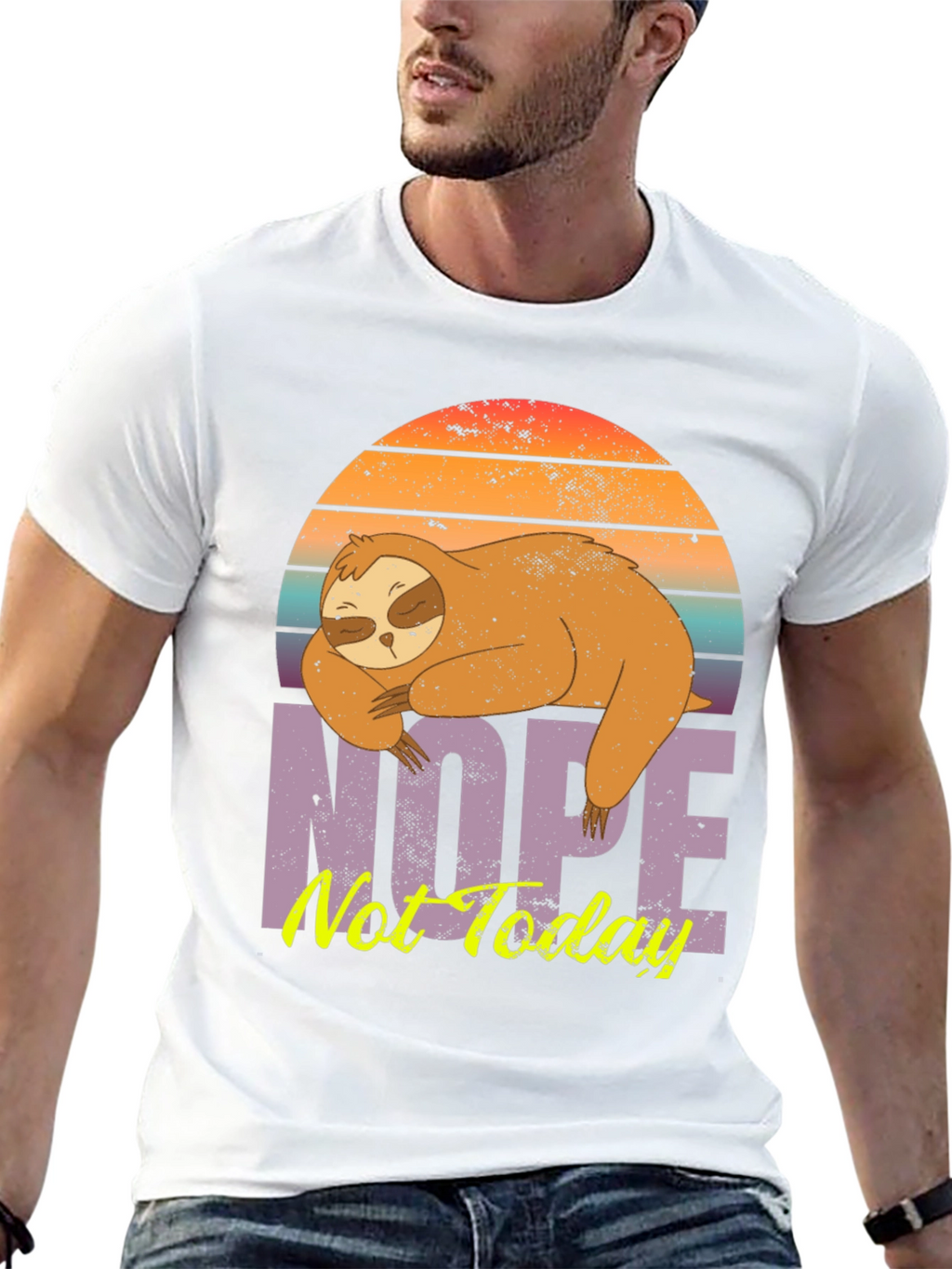 Nope Not Today Sloth T-Shirt