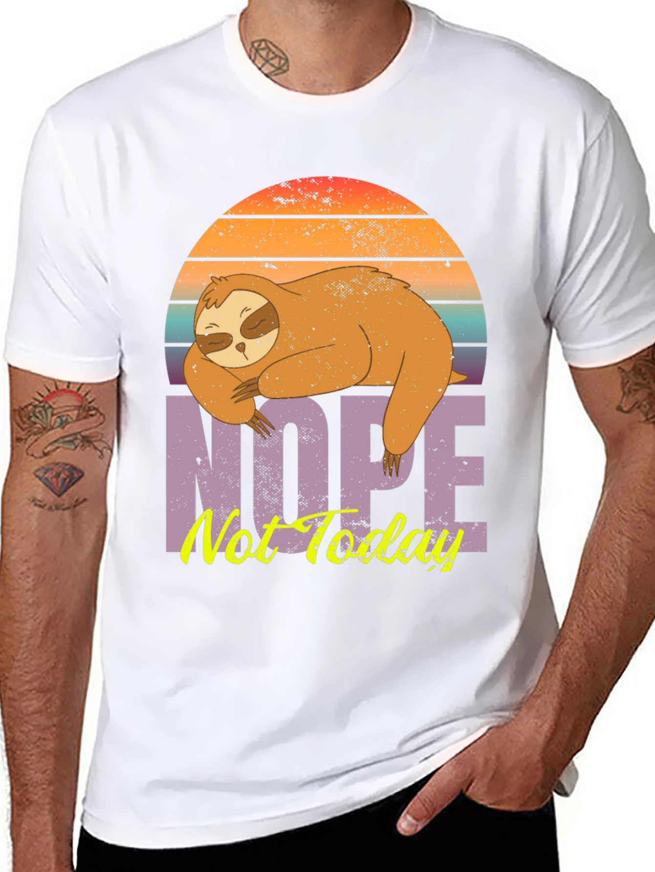 Nope Not Today Sloth T-Shirt