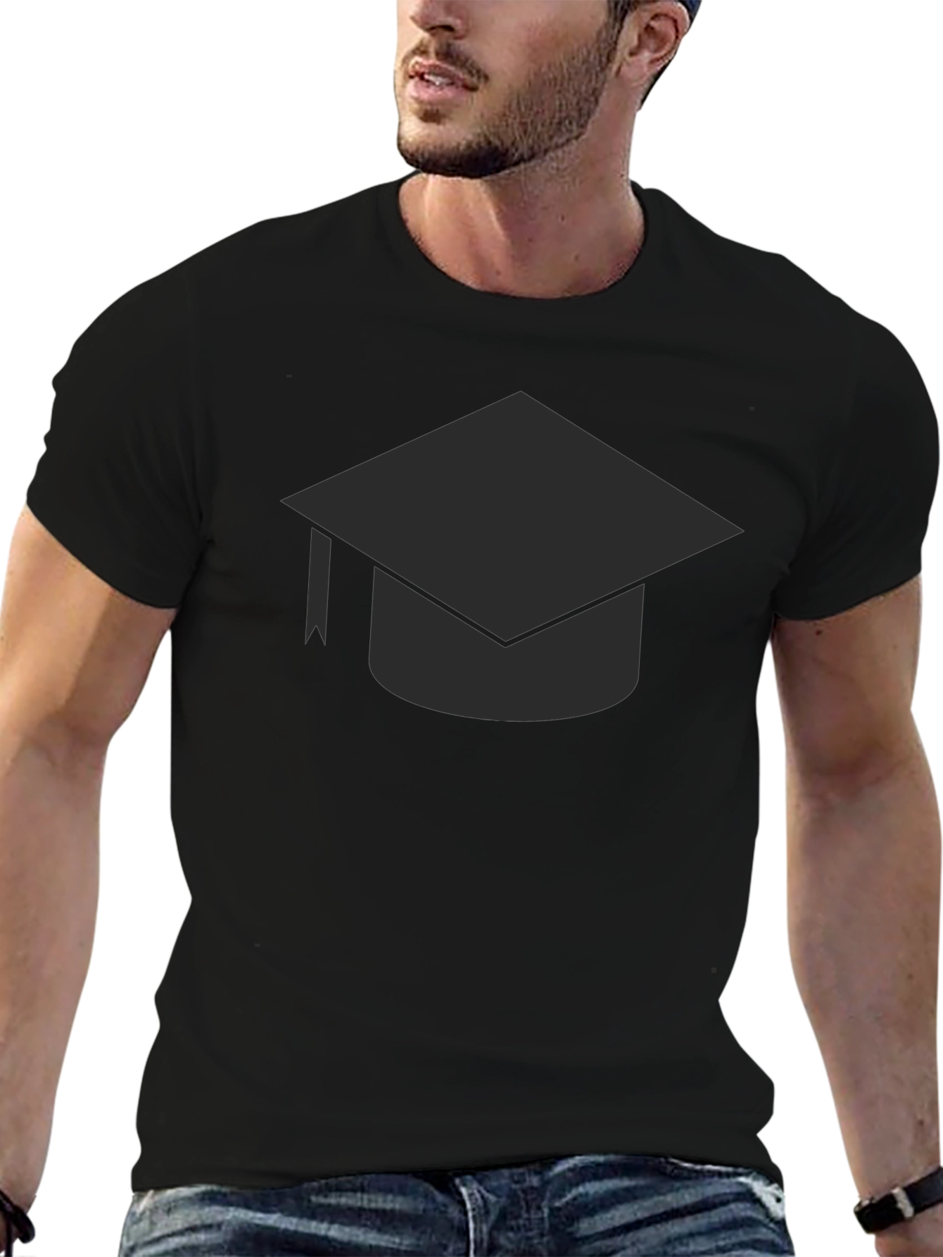 Graduation Cap Graphic T-Shirt - Celebrate Success!