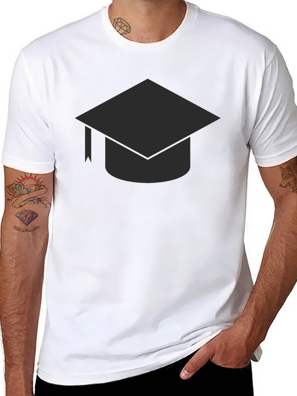 Graduation Cap Graphic T-Shirt - Celebrate Success!