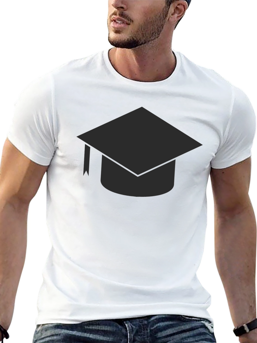Graduation Cap Graphic T-Shirt - Celebrate Success!