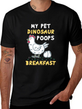 My Pet Dinosaur Chicken T-Shirt - Novelty Breakfast Tee
