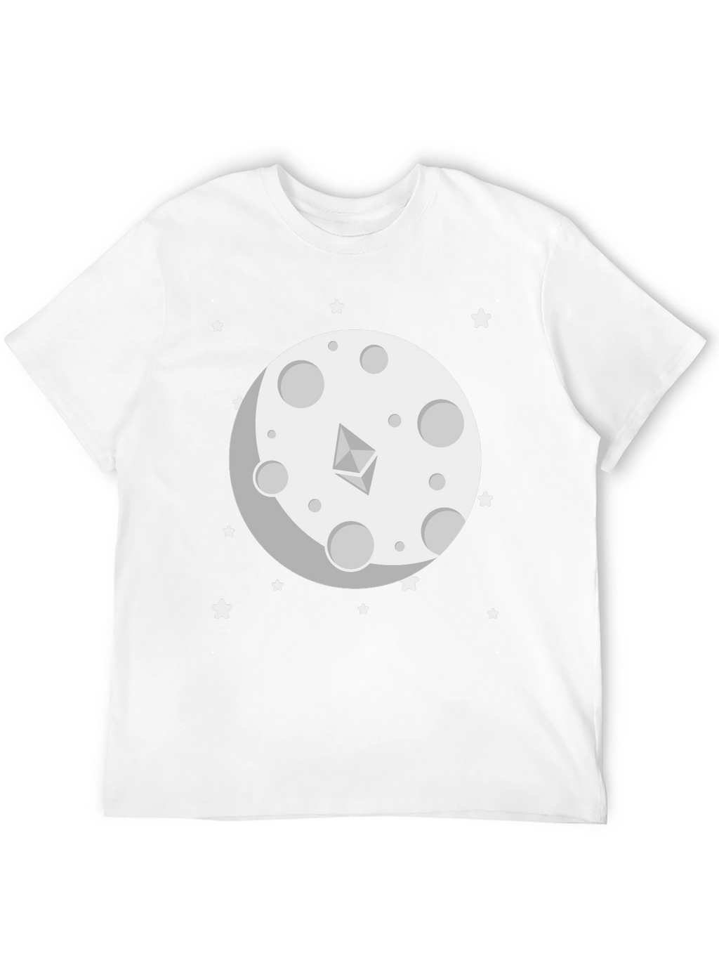 Ethereum Moon Graphic T-Shirt - Crypto Fashion