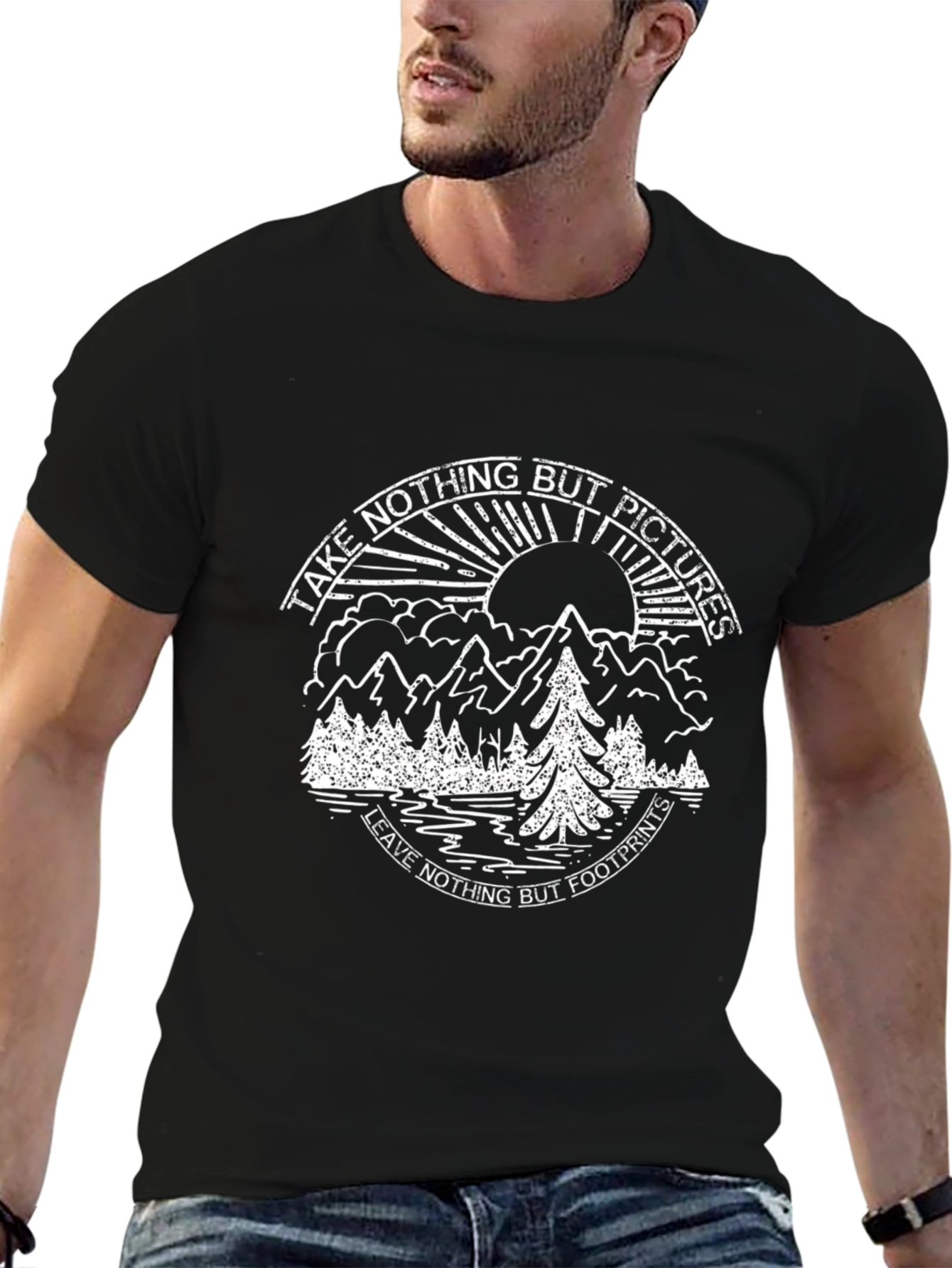 Nature Inspired Graphic Tee - Take Nothing But Pictures