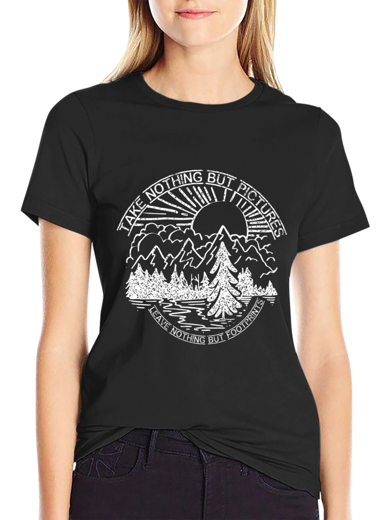 Nature Inspired Graphic Tee - Take Nothing But Pictures