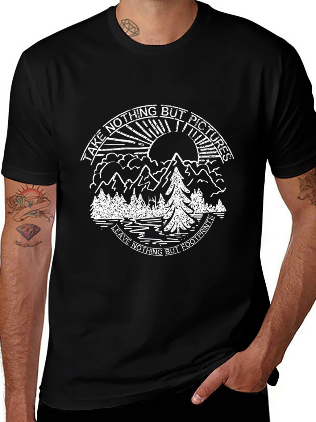 Nature Inspired Graphic Tee - Take Nothing But Pictures